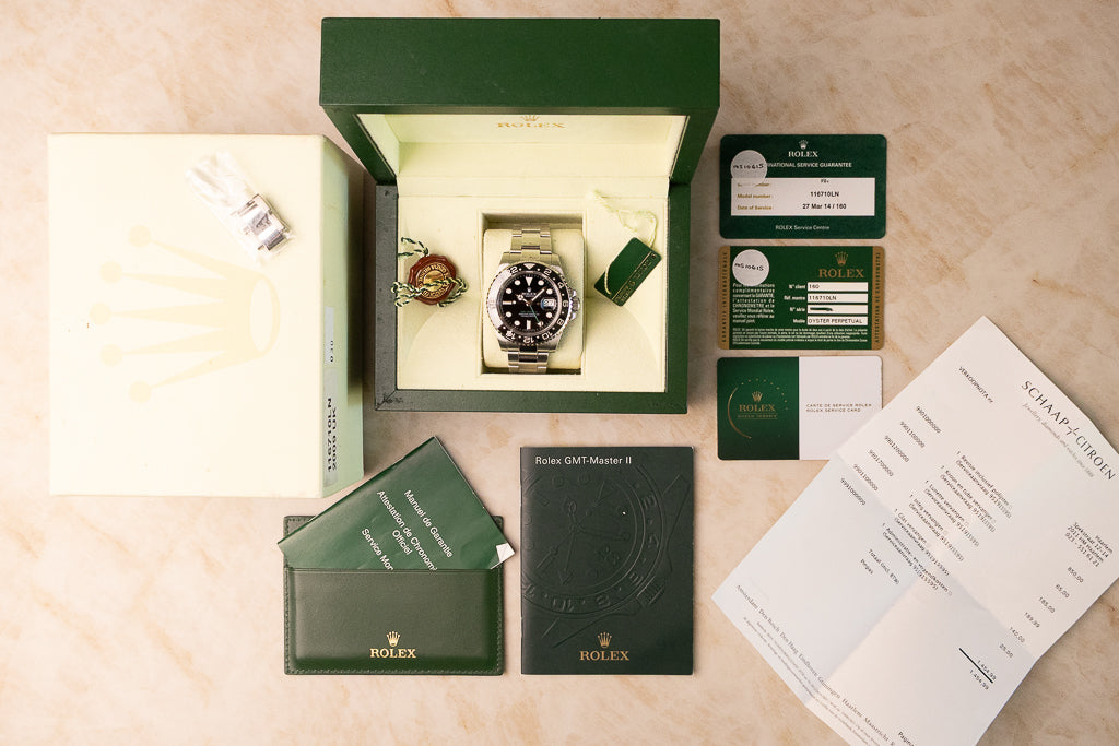 Rolex GMT-Master II - Ref 116710LN 2009 Full Set (serviced)