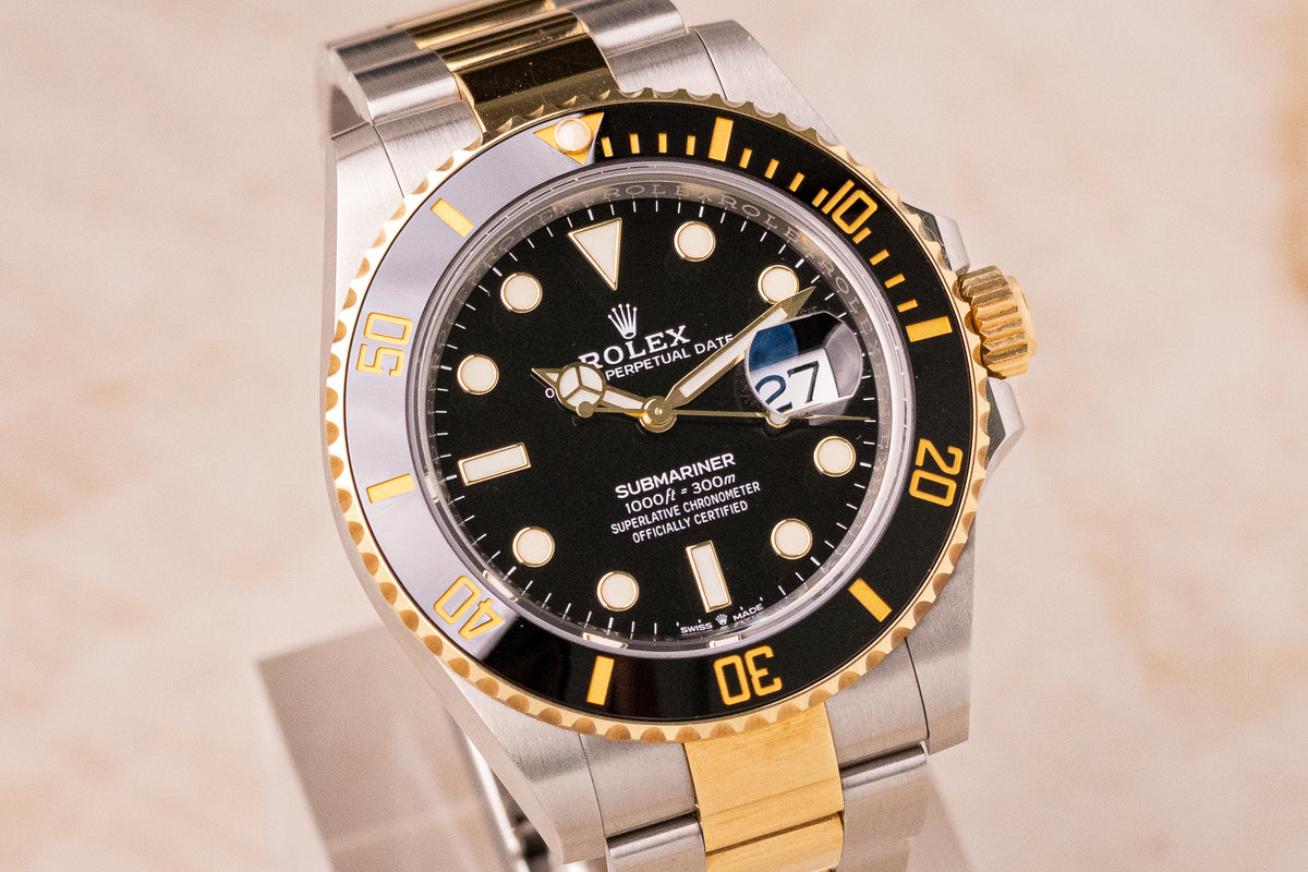 Rolex Submariner Date Two-Tone Black – Ref. 126613LN