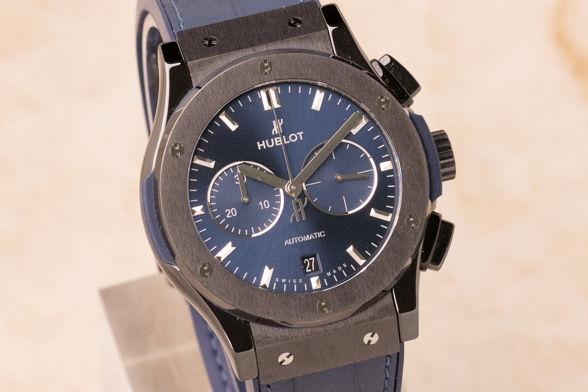 Hublot Classic Fusion Chronograph Ceramic Blue 2021 – Ref. 541.CM.7170.LR