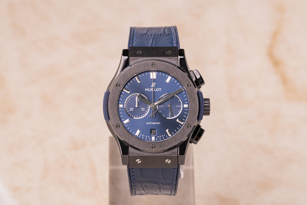 Hublot Classic Fusion Chronograph Ceramic Blue 2021 – Ref. 541.CM.7170.LR