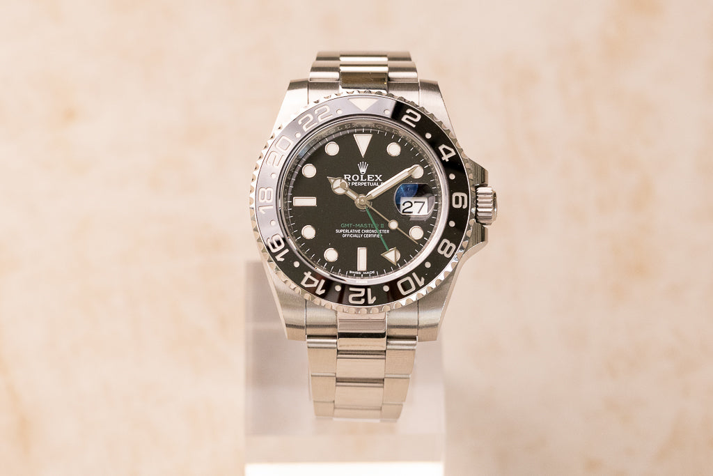 Rolex GMT-Master II ref. 116710LN vooraanzicht