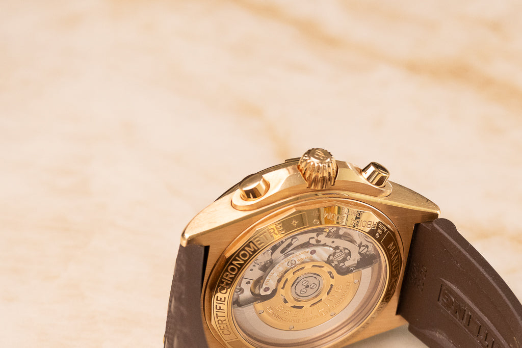 Breitling Chronomat B01 42 Red Gold Green – Ref. RB0134