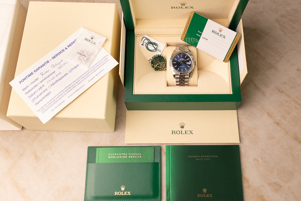 Rolex Datejust 41 Blue Dial – Ref. 126334 2019