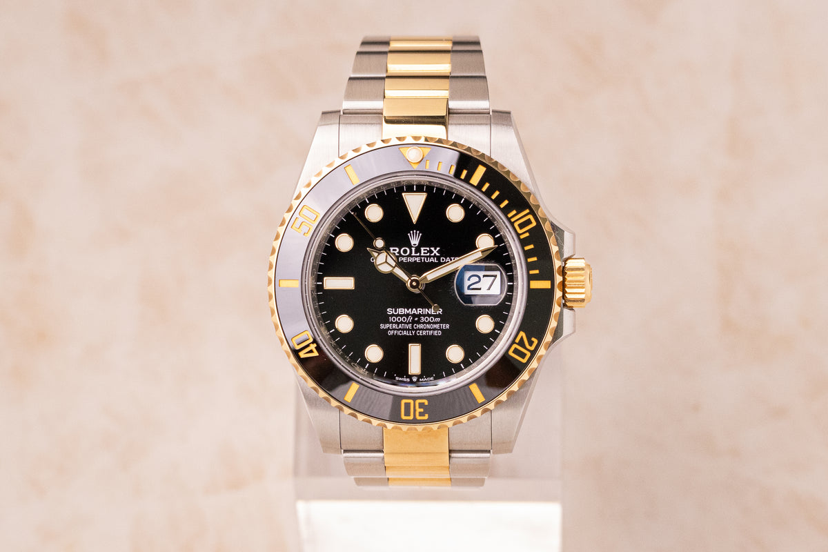 Rolex Submariner Date Two-Tone Black – Ref. 126613LN