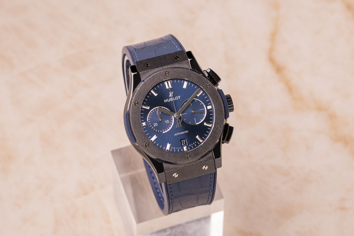 Hublot Classic Fusion Chronograph Ceramic Blue 2021 – Ref. 541.CM.7170.LR