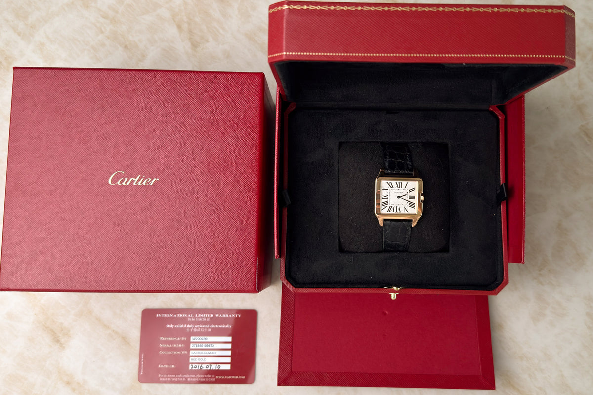 Cartier Santos-Dumont Roségoud – Ref. W2009251