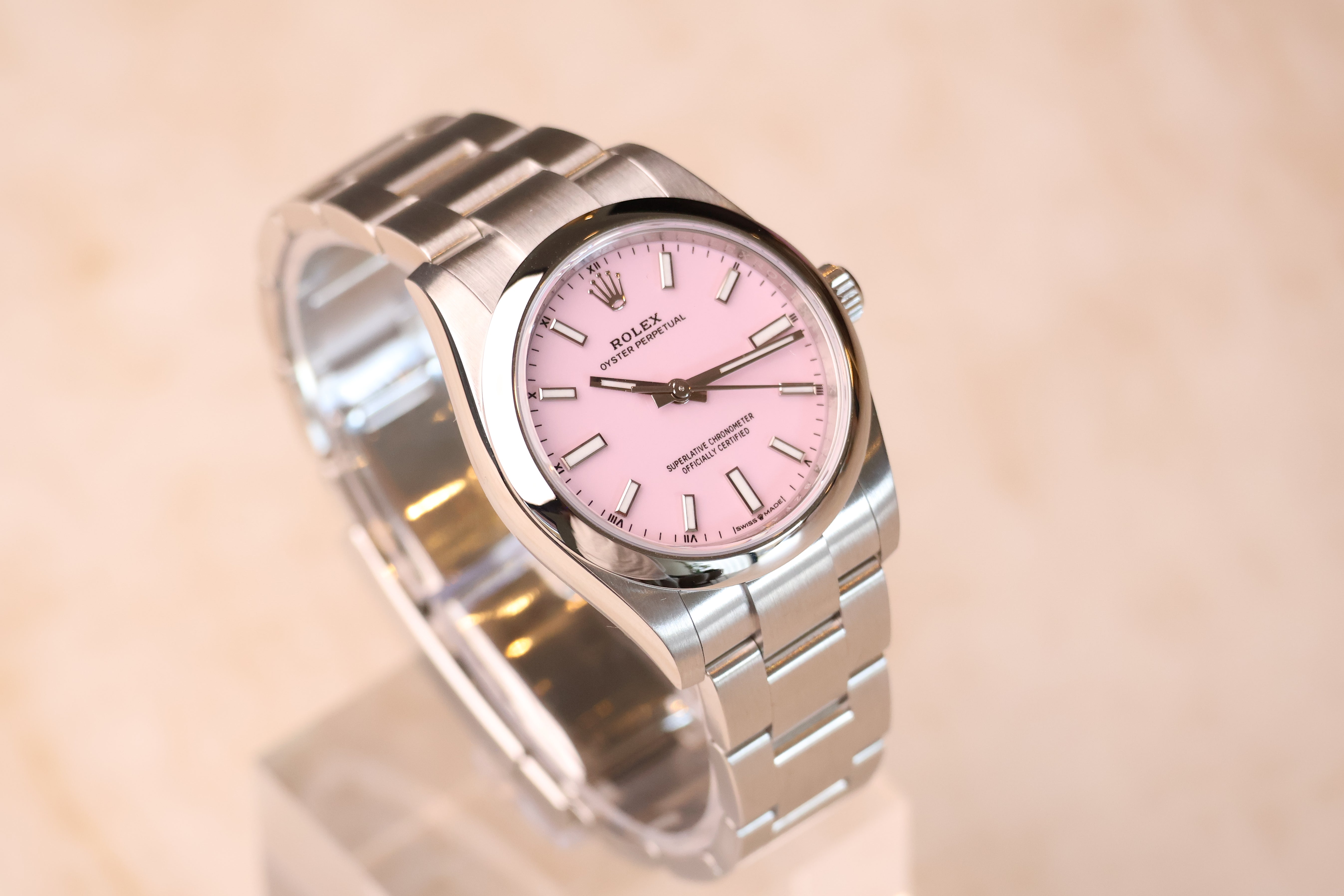 Rolex Oyster Perpetual 34 Candy Pink – Ref. 124200