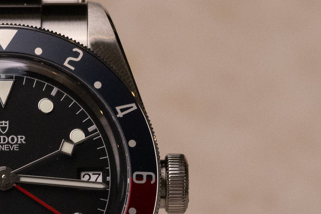 Tudor Black Bay GMT Pepsi ref. 79830RB  crown