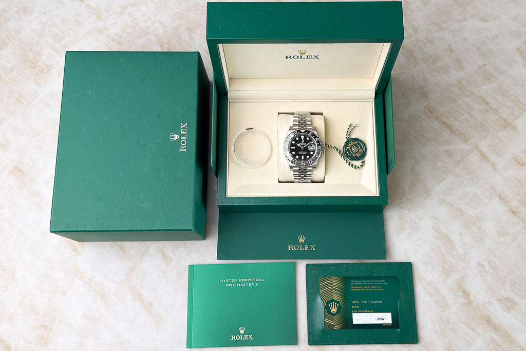 Rolex GMT-Master II Bruce Wayne ref. 126710GRNR —  set 2026